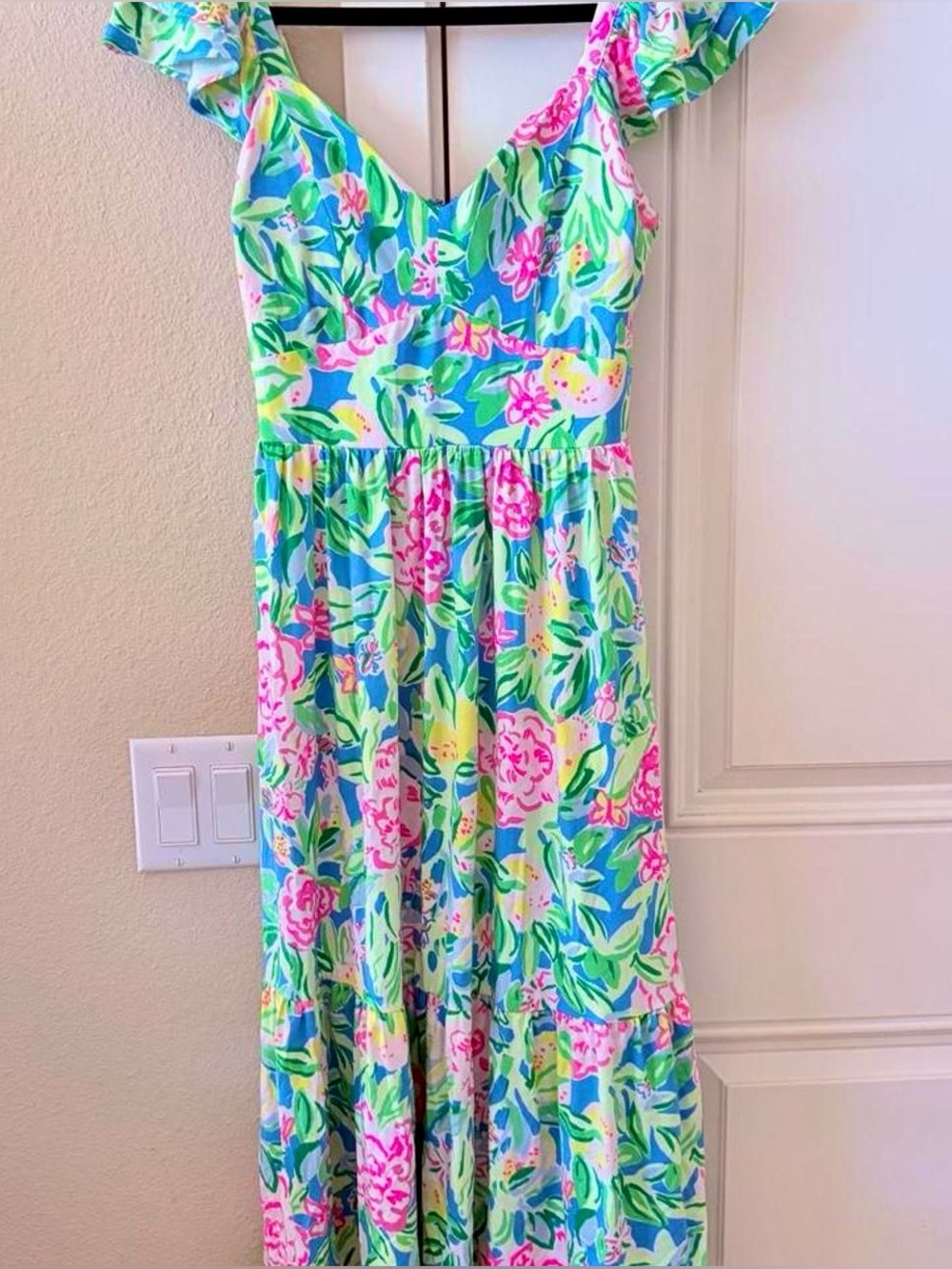 Lilly Pulitzer Floral Dress Size 12